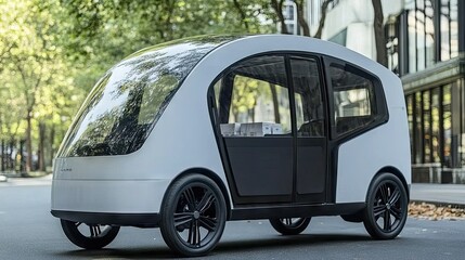 Compact Autonomous Electric Vehicle for Urban Transportation