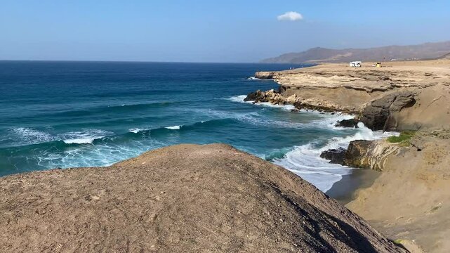 Coast in Jandia Nature Reserve,P&aacute;jara, Fuerteventura