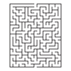 Kids riddle maze puzzle labyrinth vector illustration