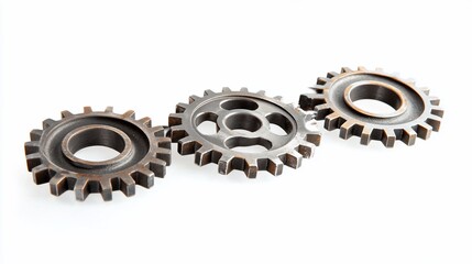 Interlocking Gears: Symbol of Teamwork and Mechanics