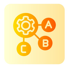 Planning Strategy gradient icon