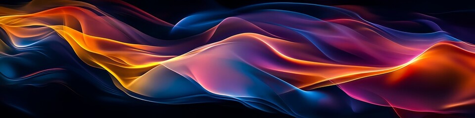 Fototapeta premium Bold abstract background featuring vivid glowing tones and seamless transitions