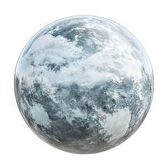 Naklejka premium earth in water