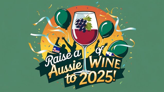 Raise a glass of Aussie wine to 2025
