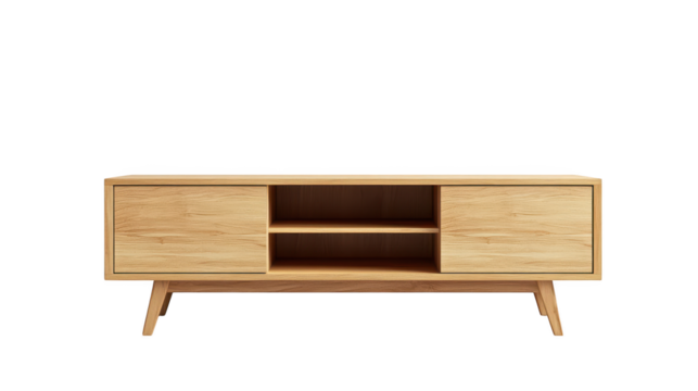 Rustic wooden tv stand with shelf, enhance your living room decor