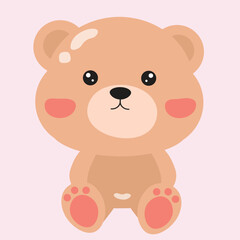 Cute Cartoon Bear Illustration