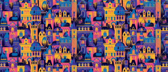 Fototapeta premium seamless repeating pattern graphic