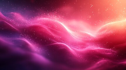 Obraz premium Vibrant horizon magenta gradient sunset high resolution hd wallpaper