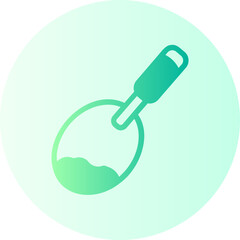 Trowel gradient icon
