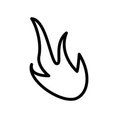 Naklejka premium fire element isolated