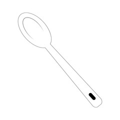 serving spoon vector icon, simple design, minimal style, line icon, Silhouettes, Cooking equipment made of stainless steel and modern, vector illustration,
kitchen utensils in black and white,