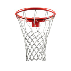 basketball hoop isolated on white