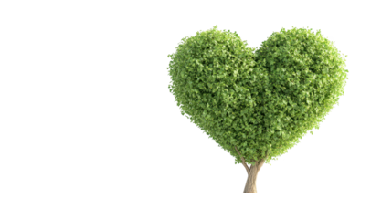 A majestic tree naturally sculpted into the shape of loving heart