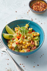 Corn and Spring Onion Salad