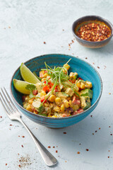 Corn and Spring Onion Salad