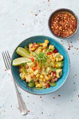 Corn and Spring Onion Salad