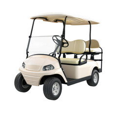golf cart on golf course