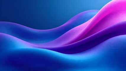 Abstract Background. A vibrant blue and purple wave gracefully flows across a deep blue background, creating an engaging visual experience