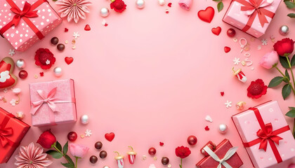 Background of valentine gift