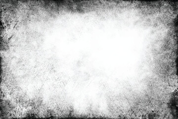 Black and white grungy abstract background. Grungy frame. Vector illustration