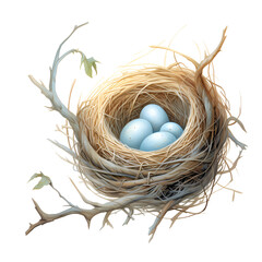 Obraz premium Baby Bird Clipart Vector Illustration