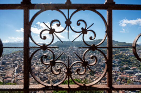 landscape of Mistretta in Sicily