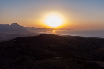 Sunset from Collesano - Sicily