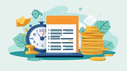 Naklejka premium Understanding business tax management essential concepts for effective financial strategy