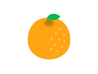 オレンジのアイコンのイラスト