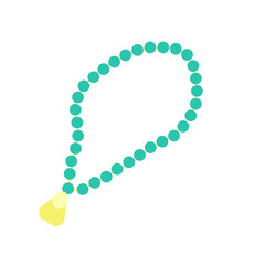 Tasbih for dhikr illustration for your ramadan or islamic design. Islamic element. Ramadan element