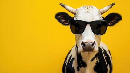 Cool Cow in Sunglasses