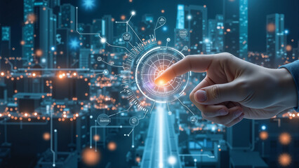 Fototapeta premium Step into the Future: Embrace Innovation and Growth with a Vision for 2025