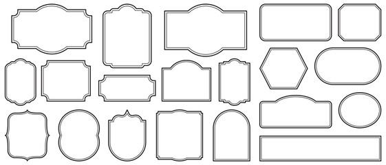 シンプルなフレームセット