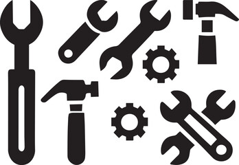 tools icon set