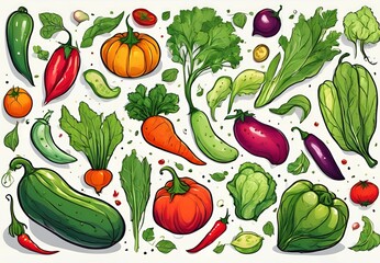 Vegetable background