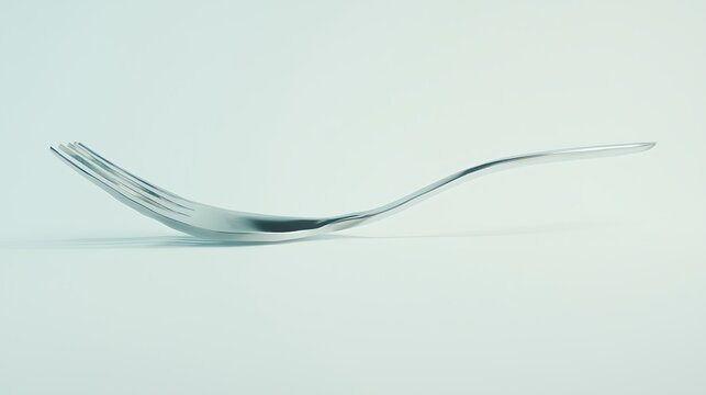 A fork is shown in a white background