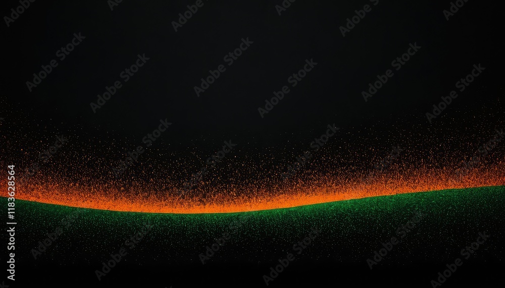 Fototapete 3d abstract background with flowing waves of particles 10