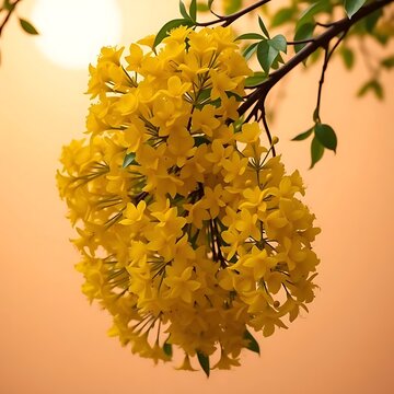Kanikonna / Konnapoo - The Vishu Special Flower Cassia fistula, commonly known as golden shower, purging cassia, Indian laburnum.