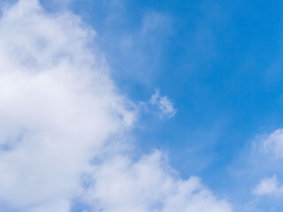 Obraz premium 1月の青空と白い雲85