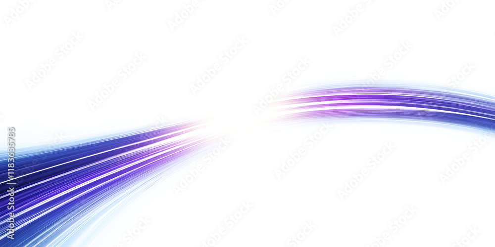 Wall mural png futuristic technological style. png abstract background with speed lines. neon color rays vector