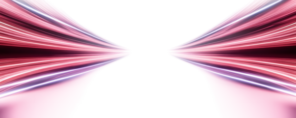 Png futuristic technological style. Png abstract background with speed lines. Neon color rays vector abstract background. The light lines of the road a blue light background creating of movement