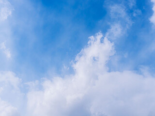 1月の青空と白い雲93