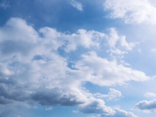 Fototapeta premium 1月の青空と白い雲101