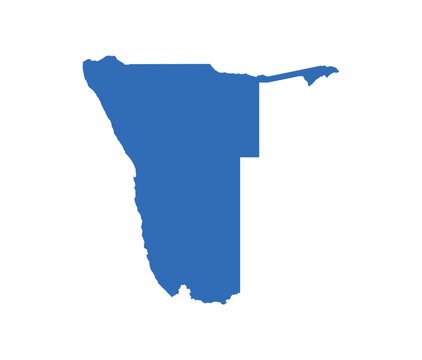 recommend clip art: Namibia Map vector icon. Minimalistic Colorful Map of Namibia.
