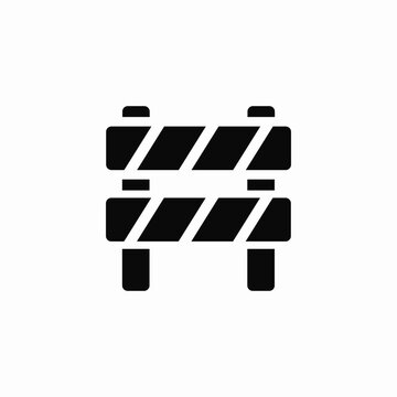 recommend clip art: road construction barrier icon vector sign
