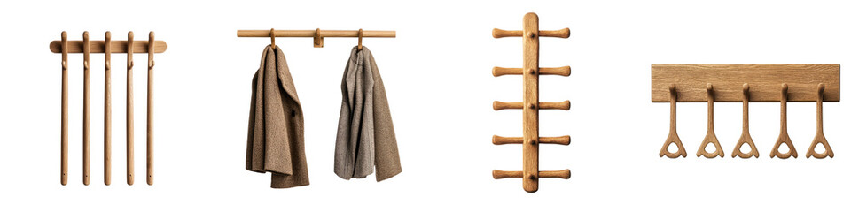 Wooden Coat Racks and Hangers for Stylish and Functional Home Organization  Modern minimalist wall mounted storage solutions to keep your space tidy and decluttered