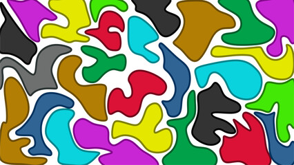 Background texture seamles abstract shapes. abstract wave geometric. wavy background. Abstract arch seamles illustration