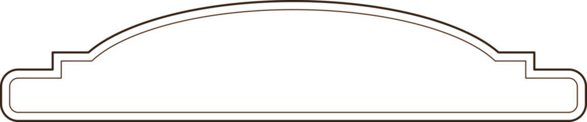 Elegant Arch Frame Design, A Versatile Template for Various Applications