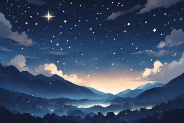 Fototapeta premium anime background, minimalis