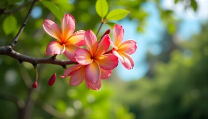 Obraz premium pink magnolia flower